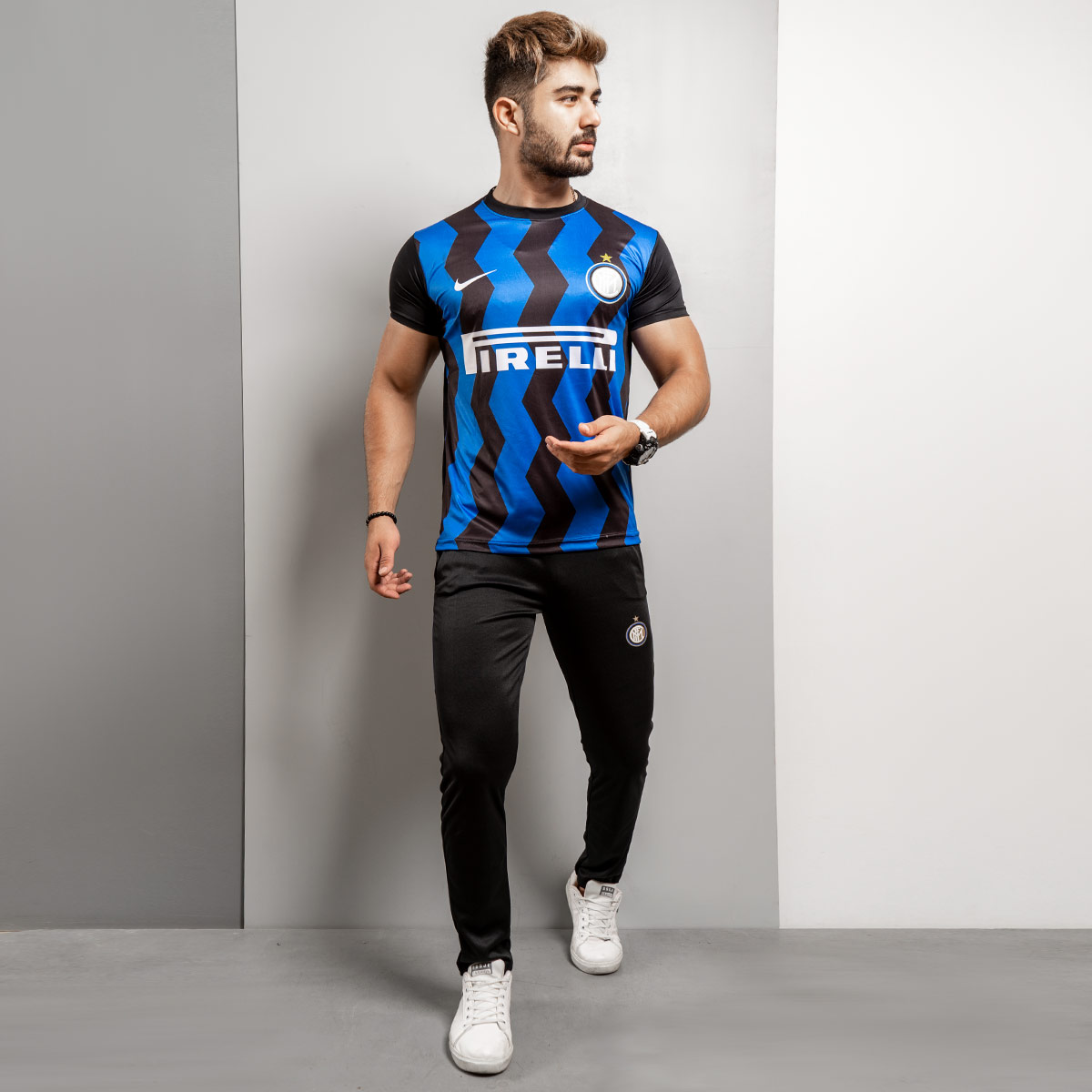 ست تیشرت شلوار اینترمیلان مردانه مدل Italy