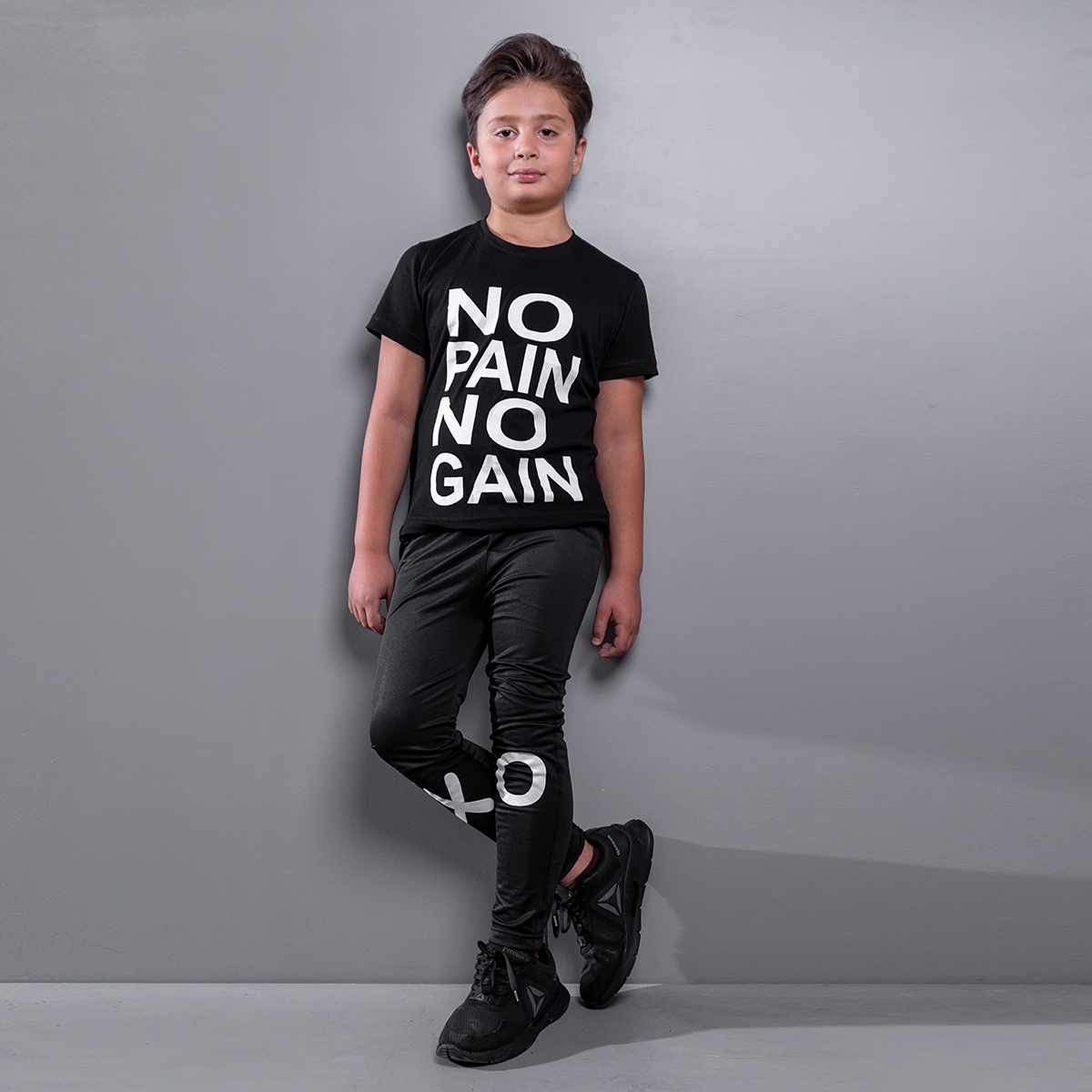 ست بچگانه تیشرت شلوار مدل NO Pane No Gain