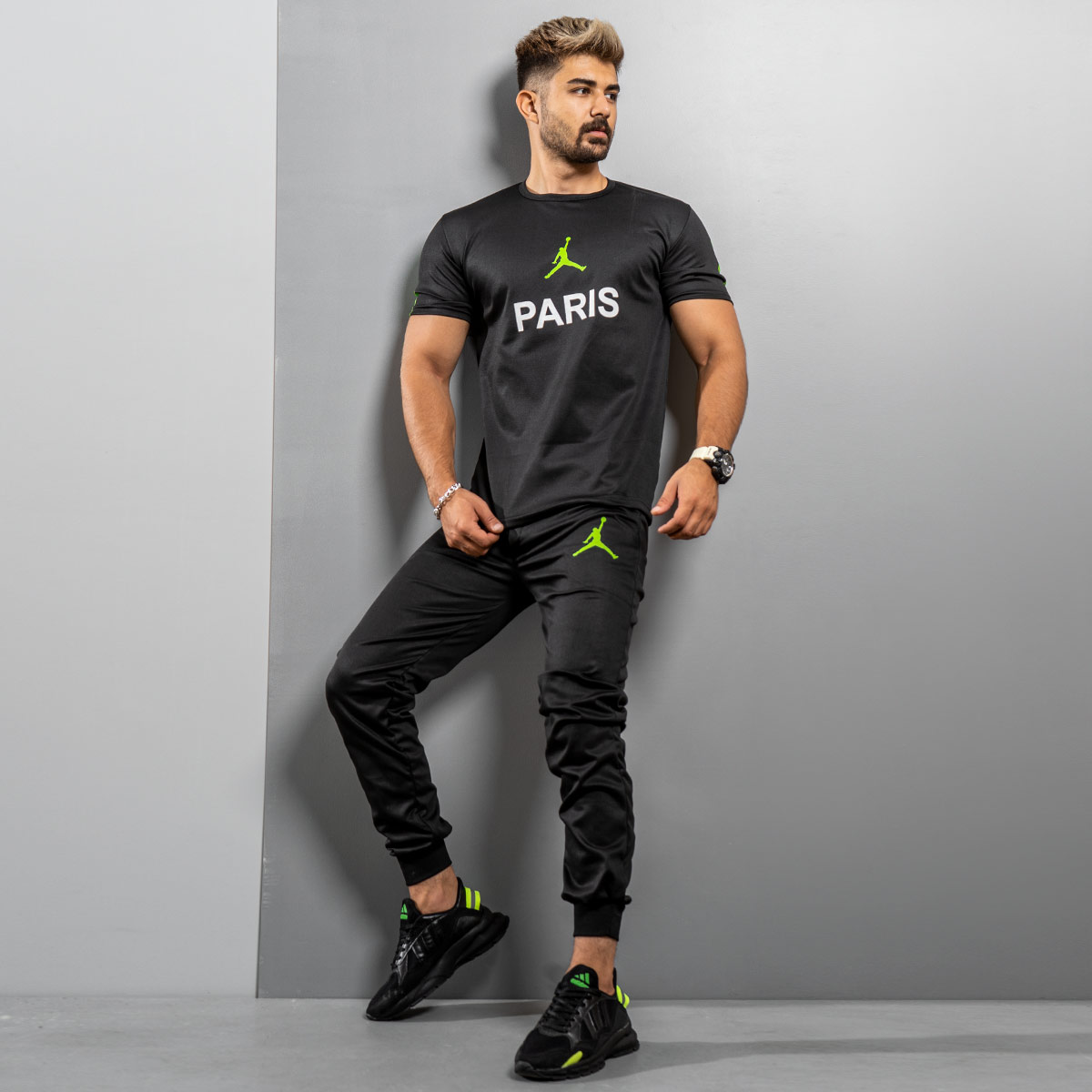 ست تیشرت شلوار Paris مردانه مدل Nelvi