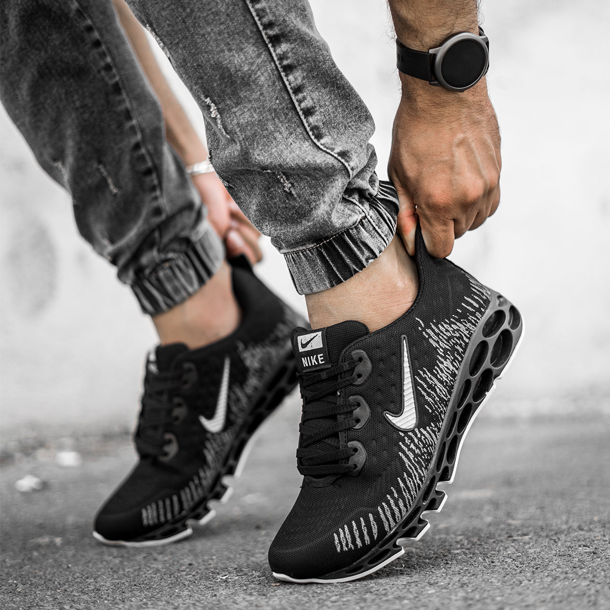 کفش ورزشی Nike مردانه مشکی مدلAylan