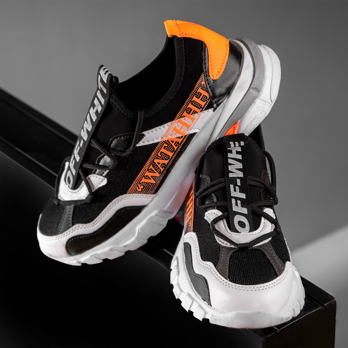 کفش ورزشی OFF WHITE مردانه مشکی مدل Rasit