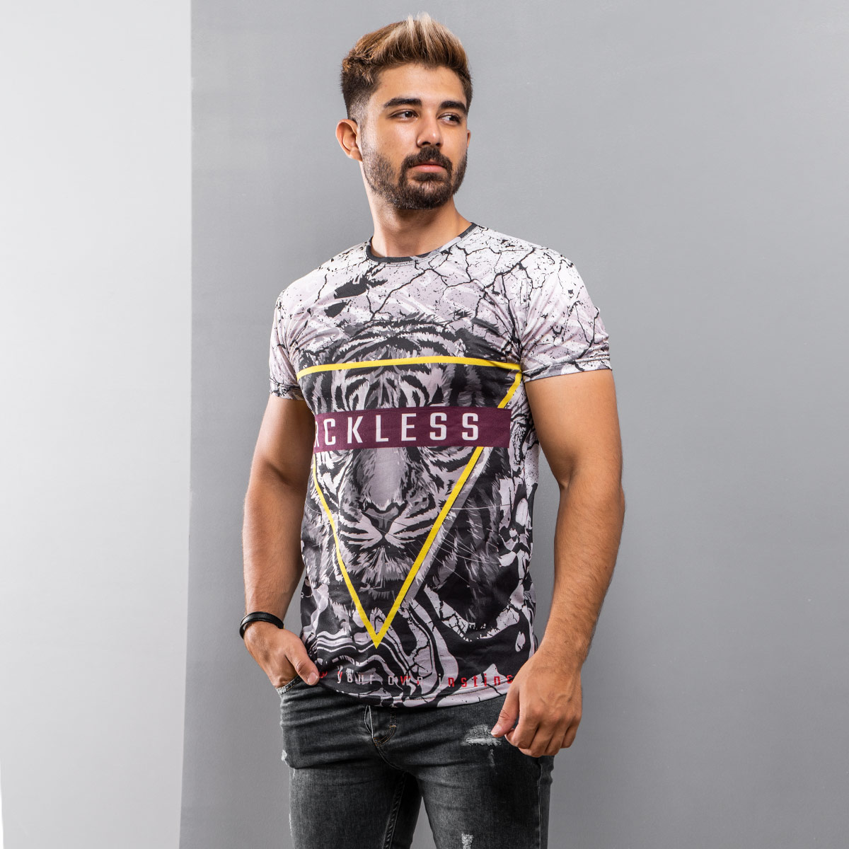 تیشرت Rckless مردانه مدل Tiger