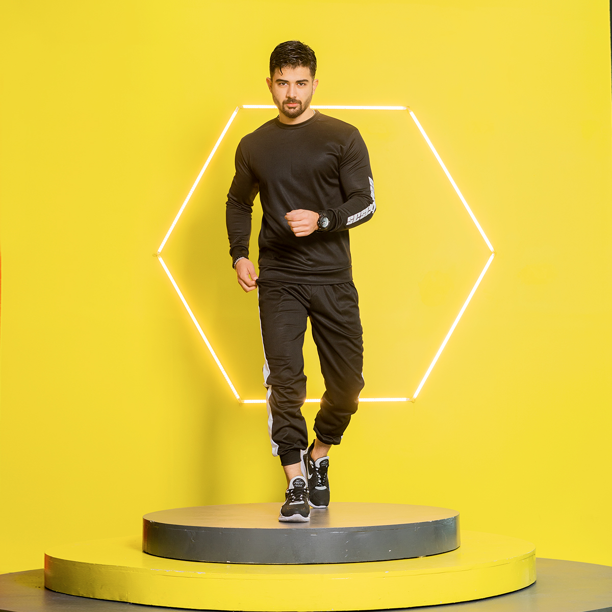 ست آستین بلند شلوار مردانه مدل Paki