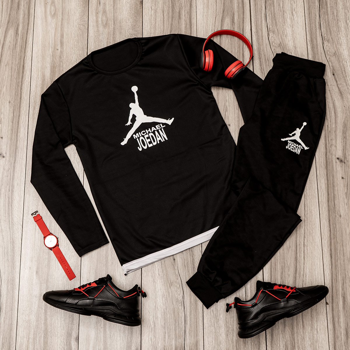 ست آستین بلند شلوار Jordan مردانه مدلJodan