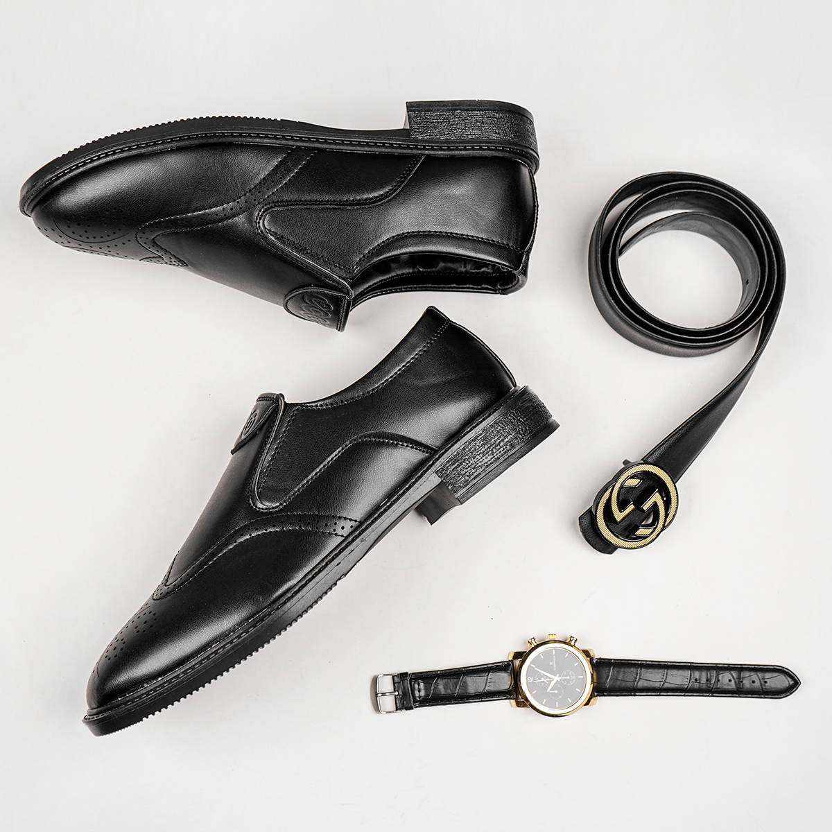 کفش رسمی مردانه مشکی مدل Woria