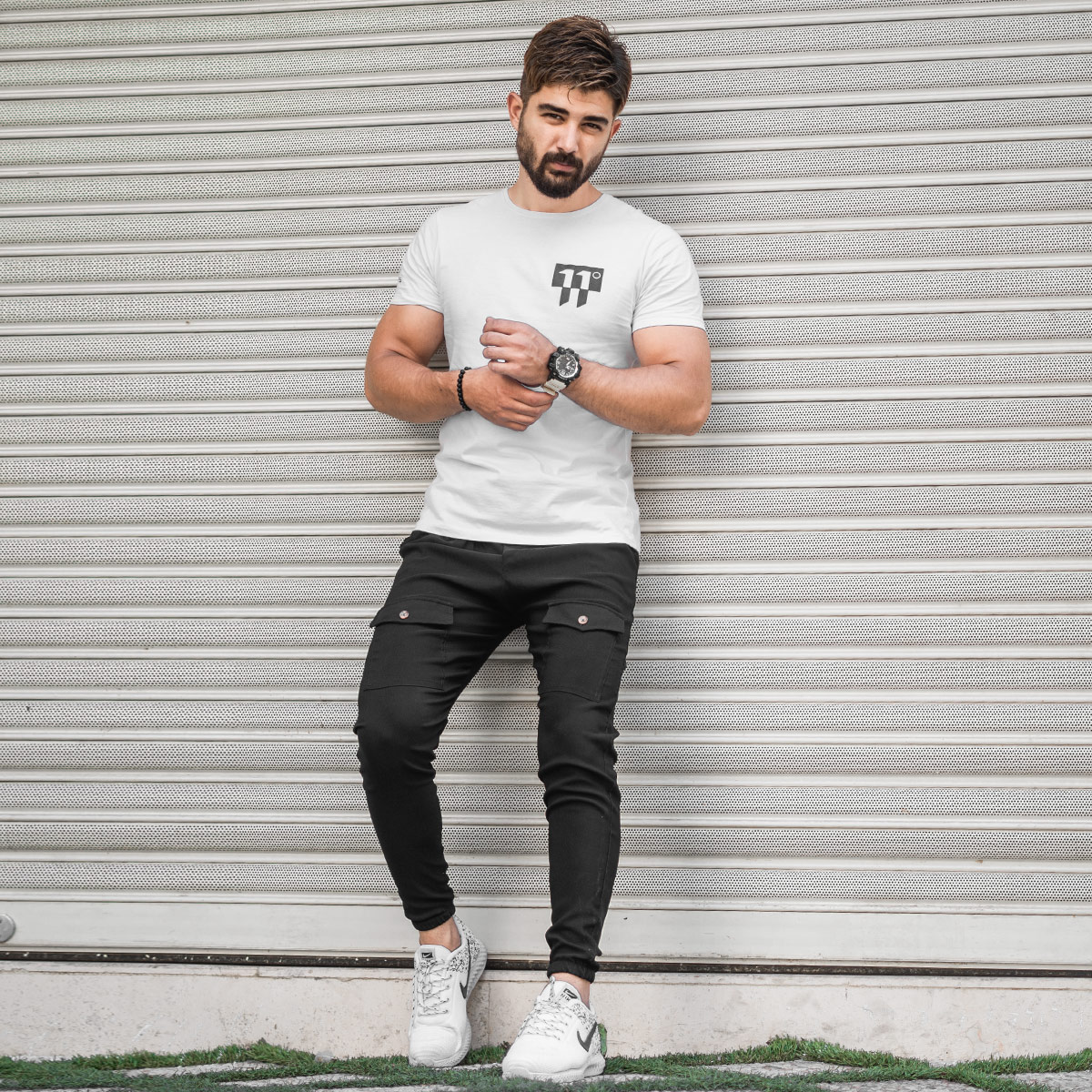 شلوار اسلش مشکی مردانه مدلNitan